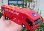 Red Atlético de Madrid Painting Kids Diecast Coach Bus Toy