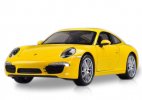 Red /Yellow Welly 1:24 Scale Diecast Porsche 911 Carrera S Model