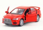 Red Kids 1:36 Scale Diecast Mitsubishi Lancer Evolution X Toy