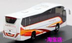 White Mini Scale Oxford Die-Cast Plaxton Elite Tour Bus Model