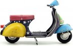 Colorful Painting 1:8 Tinplate Vintage Vespa Scooter Model