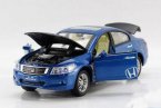 Kids 1:32 Scale Blue Pull-Back Function Diecast Honda Accord Toy