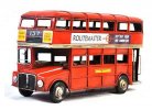 Red Large Scale Handmade NO.137 London Double Decker Bus Model