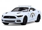 1:24 White Maisto Police 2015 Diecast Ford Mustang GT Model