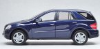 Blue 1:24 Scale Welly Diecast MERCEDES-BENZ ML 350 Model