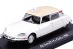 White 1:43 Scale Diecast 1968 Citroen ID 19 Taxi Model