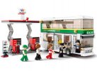 403 Pieces White-Green Kids Educational Building Blocks Bus Toy