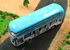 Kids 1:32 Scale Blue-White Diecast Doraemon Double Decker Bus