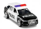 1:36 Scale Black Kids Diecast Audi RS6 Avant Police Car Toy