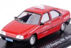 1:43 Scale Red Diecast Citroen ZX Dongfeng 988 Taxi Model