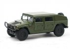 1:64 Scale Army Green Diecast Dongfeng Mengshi Model