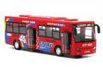 Kids Green / Yellow / Red 1:32 Scale Diecast City Bus Toy