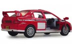 1:36 Scale Kids NO.7 WRC Red Diecast Mitsubishi Lancer Toy