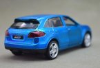Pink / Blue Kids 1:43 Scale Diecast Porsche Cayenne S Toy