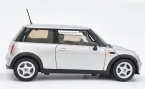 Red / Yellow / Silver 1:18 Scale Welly Diecast Mini Cooper Model