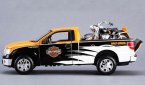 Black-Orange 1:27 Maisto Diecast Ford F-150 Pickup Truck Model