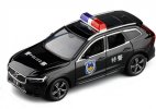 White / Black 1:32 Scale Police Kids Diecast Volvo XC60 SUV Toy