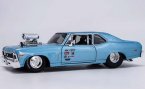 Maisto 1:24 Scale Blue Diecast Chevrolet Nova SS Coupe Model