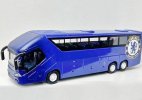 Blue Chelsea F.C. Painting Kids Diecast Coach Bus Toy