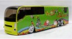 Kids Blue / Green / Red Christmas Theme Tour Bus Toy