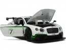 White 1:32 Scale Kids Diecast Bentley Continental GT3 Toy