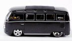 Black 1:25 Scale MaiSto Diecast VW Van Samba Model