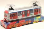 Kids Red / Green Pull-Back Function Diecast Hong Kong Tram Toy