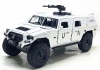 1:24 White SWAT Diecast Dongfeng Mengshi Off-Road Vehicle Toy