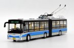 1:64 Diecast Huayu BJD WG160A Articulated Trolley Bus Model