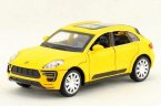 White / Black / Red /Yellow 1:32 Kids Diecast Porsche Macan Toy