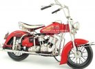 Red 1:6 Scale Vintage Tinplate 1969 Indian Motorcycle Model