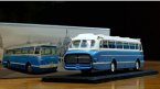 White-Blue 1:43 Scale Die-Cast IKARUS 55 Bus Model