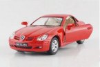 Red / Silver 1:36 Scale Kids Diecast Mercedes-Benz SLK 350 Toy