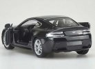 Black 1:36 Scale Welly Diecast Aston Martin V12 Vantage Toy