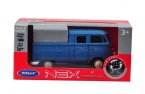 1:36 Scale Deep Blue Kids 1962 Classical VW Bus Toy
