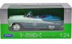 White / Blue 1:24 Scale Welly Diecast 1955 Oldsmobile Super 88