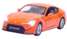 Kids White / Black / Red / Orange 1:32 Scale Toyota Sports Car