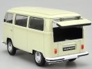 1:24 Scale WELLY Red / White 1972 VW Bus T2 Bus Model