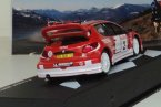 Red 1:43 Scale IXO Diecast 2003 Peugeot 206 WRC Model