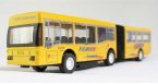 1:50 Scale Blue / Yellow Kids Articulated City Bus Toy