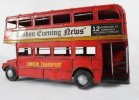 Medium Scale Red 1905 London Evening News Double Decker Bus