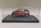 Orange / Silver 1:43 Scale Diecast BMW I3 Model