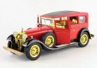 Red / Black 1:32 Scale Kids Diecast Rolls-Royce Vintage Car Toy