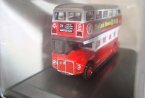 Mini Scale Red Oxford British Double-decker Bus Model