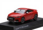 Red / Green 1:43 Scale Diecast 2016 Audi TT RS Coupe Model
