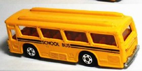 Mini Scale Yellow TOMY NO.1 FUSO HATO School Bus toy