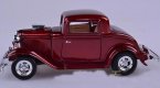 Wine Red / Black 1:24 Scale Diecast 1932 Ford Coupe Model