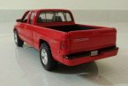 Red / Silver 1:24 Scale Welly Diecast Dodge RAM 1500 Pickup