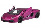 Kids Red /Purple 1:36 Diecast Lamborghini Aventador LP700-4 Toy