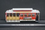Red 1:87 Scale Atlas Cable Car Ferries Cliff 1888 Tram Model